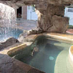 Rock Waterfall Swimming Pool Slides—Detailed Guide & Photos